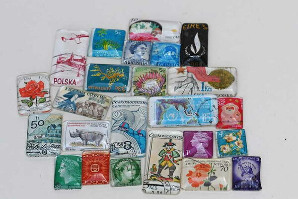 Postage Stamp Magnets