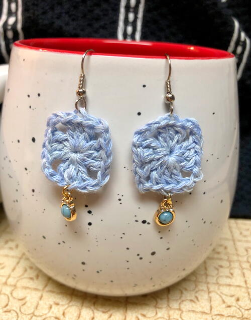 4 Beginner Crochet Earrings Patterns