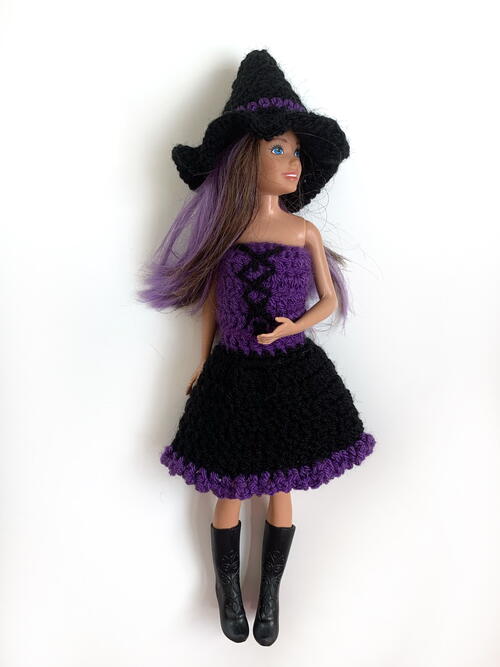 Dolls Halloween Witch Costume