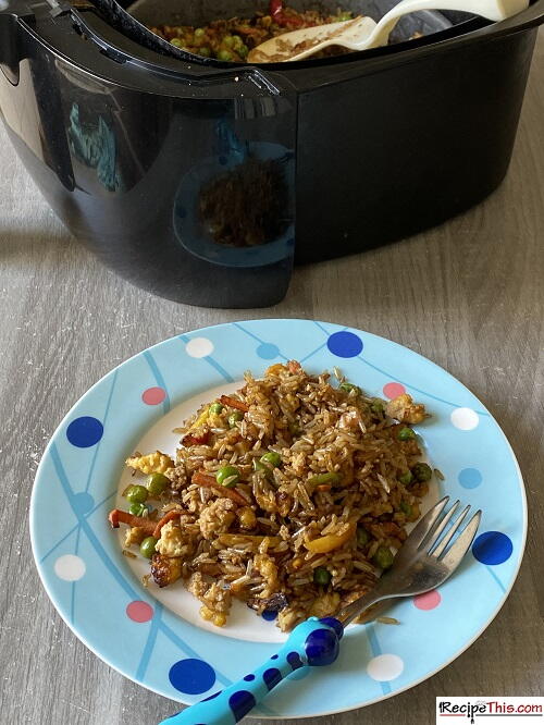 Air Fryer Egg Fried Rice