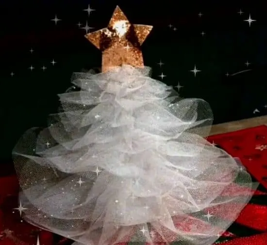 Tulle Christmas Tree AllFreeSewing