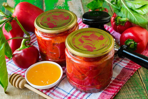 Pickled Peppers With Honey