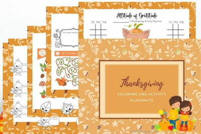 Thanksgiving Coloring And Activity Placemats