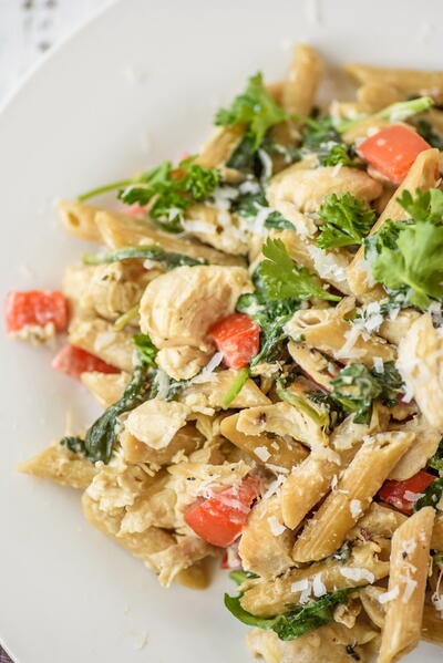 Cheesy Chicken And Pasta