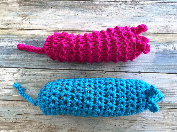 How To Make Easy Knit And Crochet Mouse Catnip Toy For Cats