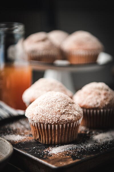 Apple Cider Donut Muffins