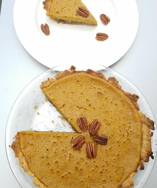 Pumpkin Praline Pie