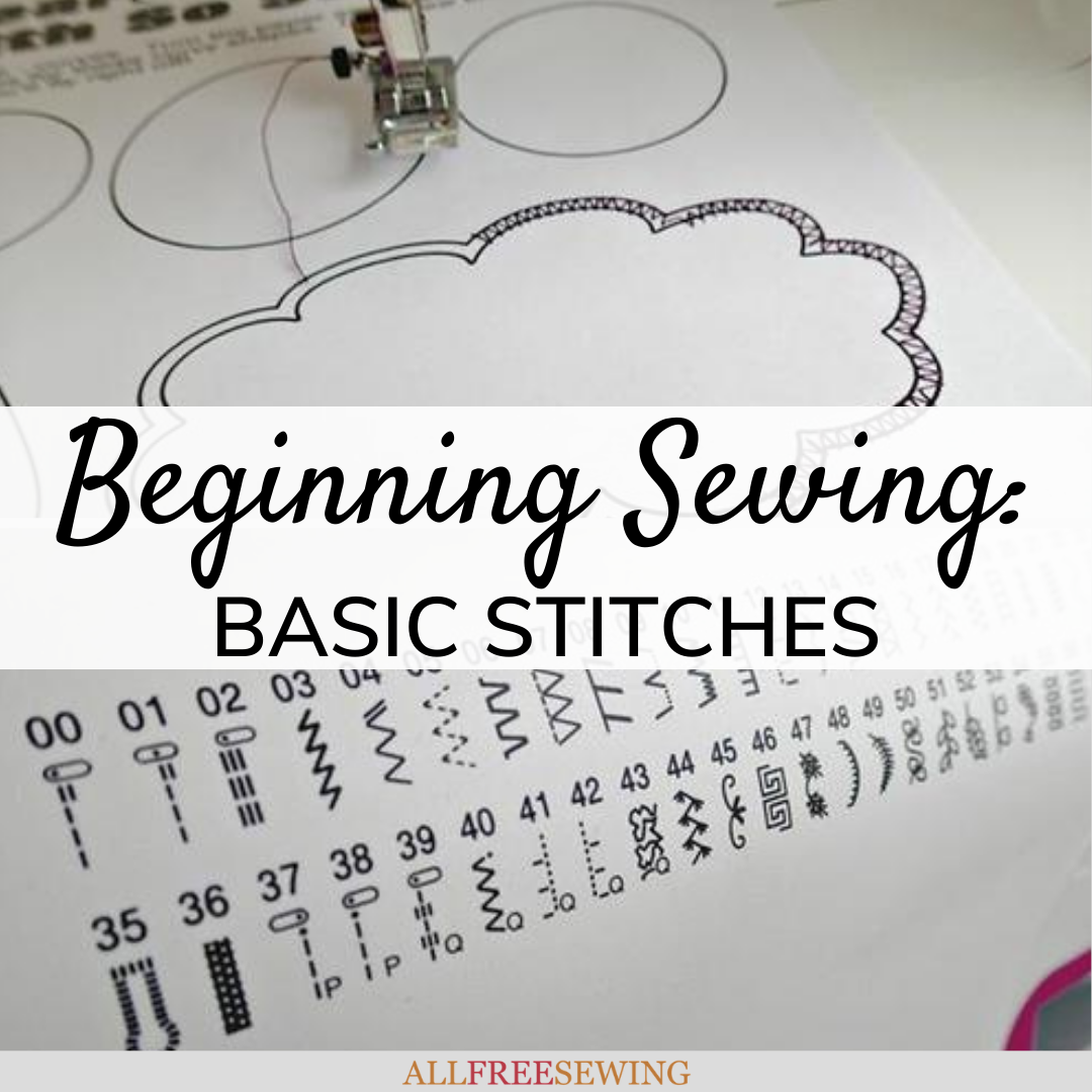 sewing machine stitches names
