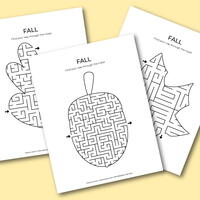 Printable Fall Mazes FaveCrafts Com