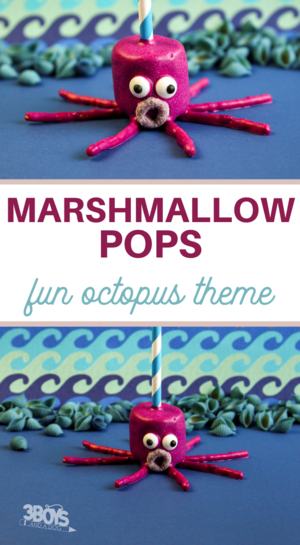Fast And Easy Octopus Marshmallow Pops Recipe