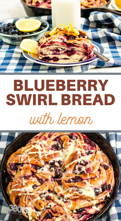 Lemon Blueberry Swirl Bread Recipe