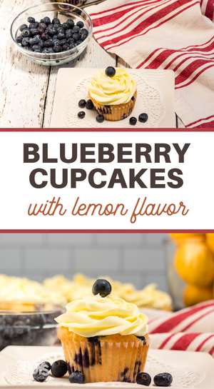 Deliciously Perfect Lemon Blueberry Cupcakes