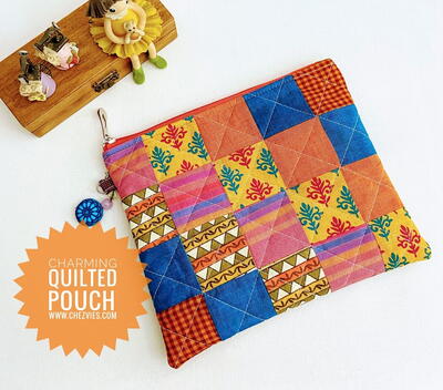 Charming Quilted Pouch