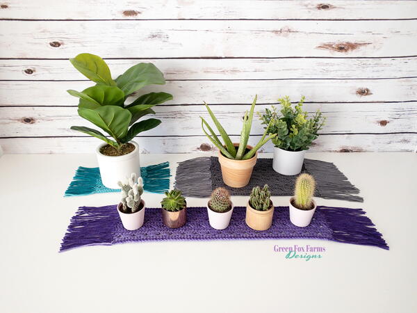 Sweet Stripes Plant Rugs