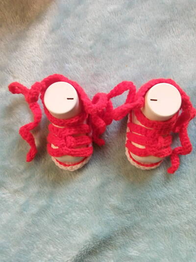 Crochet Gladiator Baby Sandals