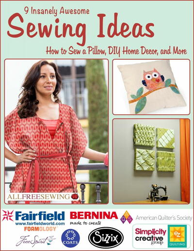 9 Insanely Awesome Sewing Ideas Free eBook
