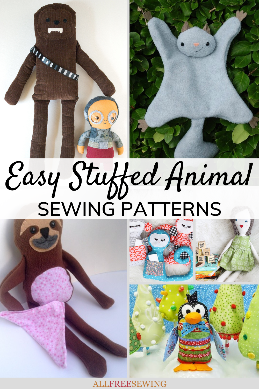 Free Stuffed Animal Patterns - the cutest! - U Create  Stuffed animal  patterns, Sewing stuffed animals, Sewing projects