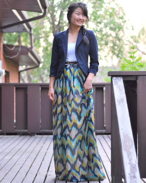 fitted maxi skirt pattern