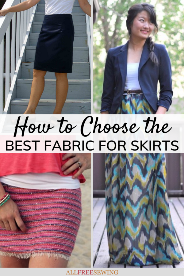 How to Chose the Best Fabric for Skirts pin