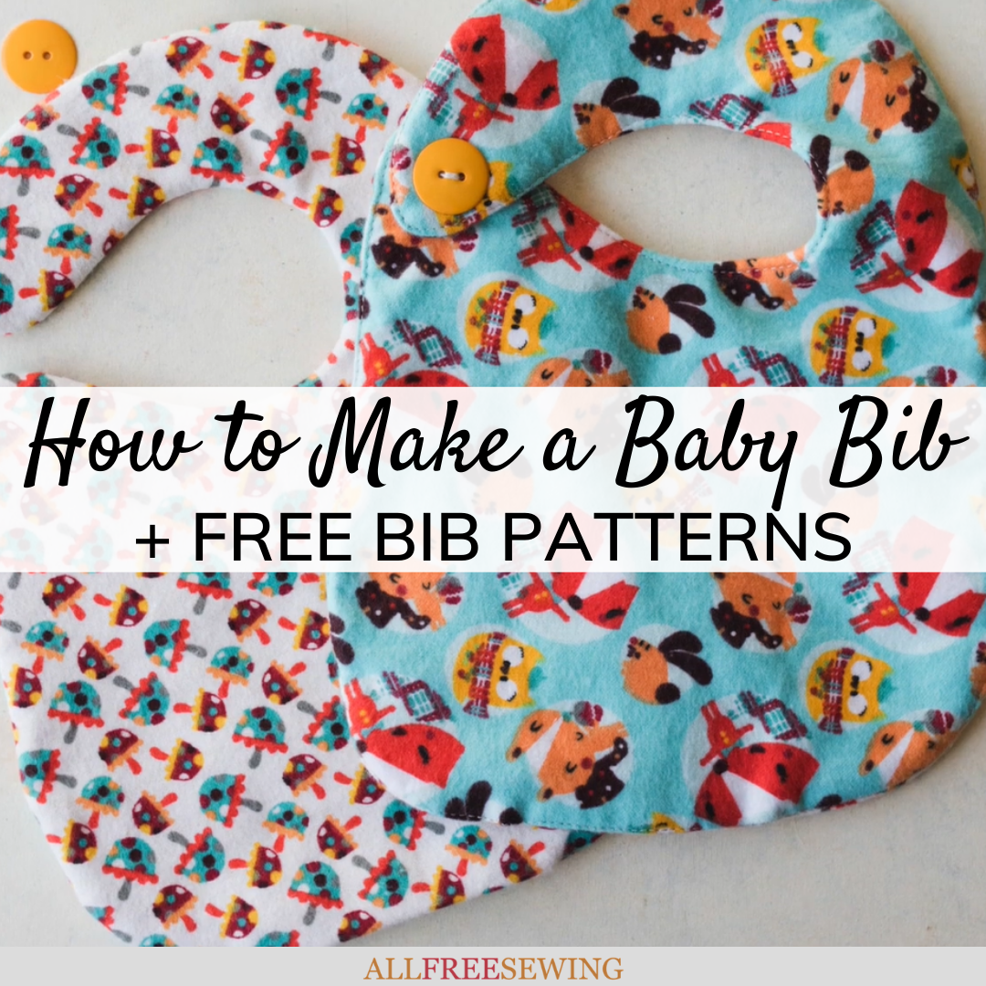 31+ Designs Baby Dribble Bib Sewing Pattern