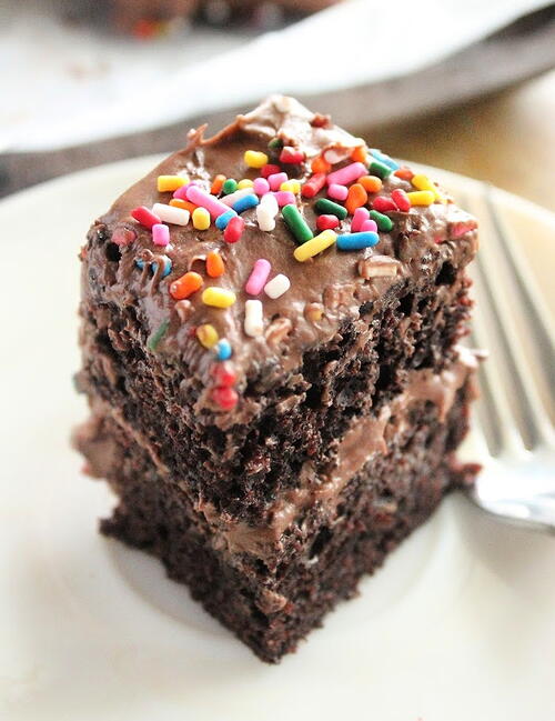 Slow Cooker Chocolate Cake From Scratch