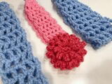 Crochet Lacy Headband