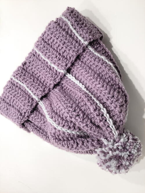 Easy Crochet Striped Cap