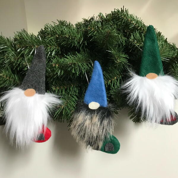 Mini Christmas Gnome Stocking Tutorial