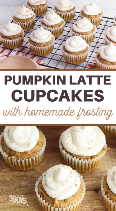 Pumpkin Latte Cupcakes For A Fun Caffeine Boost!