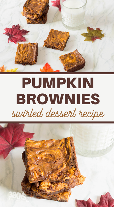 The Perfect Autumn Pumpkin Brownies
