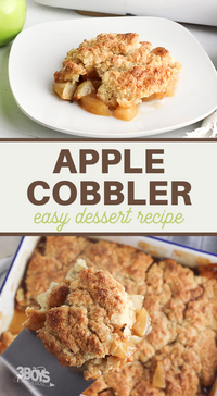 Insanely Easy Apple Cobbler Recipe | RecipeLion.com