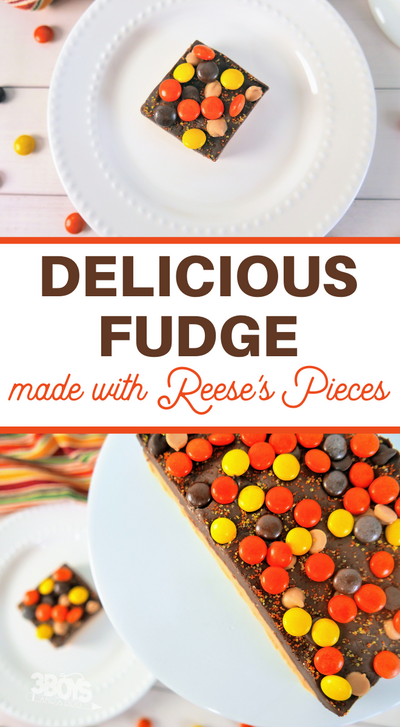 Crazy-good Reese’s Pieces Fudge Recipe