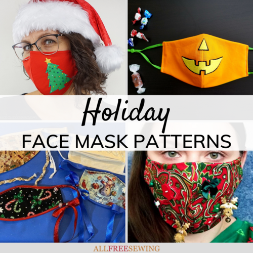10 Holiday Face Mask Patterns