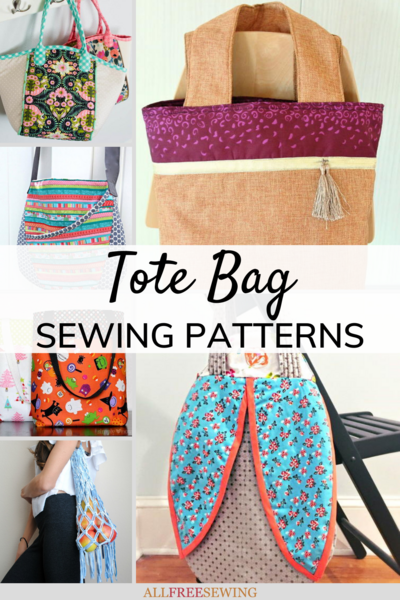 20+ Free Tote Bag Patterns to Sew