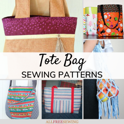 The Sew Easy Big Tote Bag - with a Zipper!