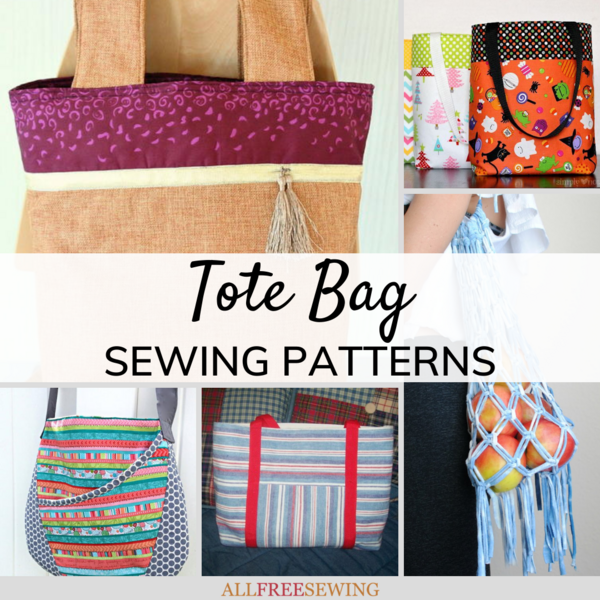 20 Free Tote Bag Patterns to Sew AllFreeSewing