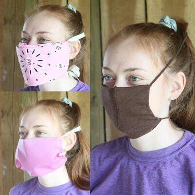 Easy No-Sew Face Masks