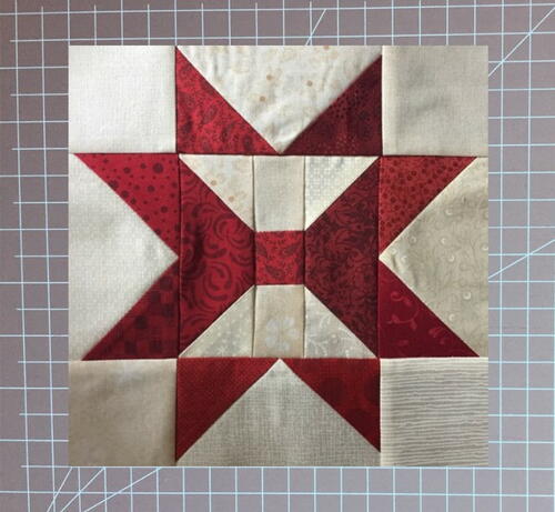 Easy Spool Sawtooth Star Block For Beginners