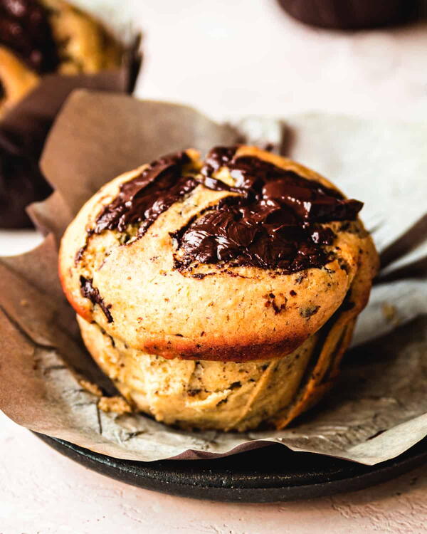 Bakery-style Chocolate Chip Muffins