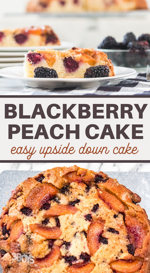 Blackberry Peach Upside Down Cake Recipe