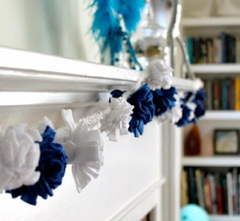 Pom Pom Hanukkah Garland Craft