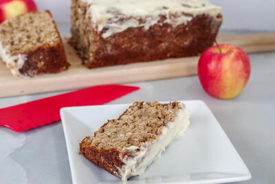 Apple Bread With Brown Butter Glaze