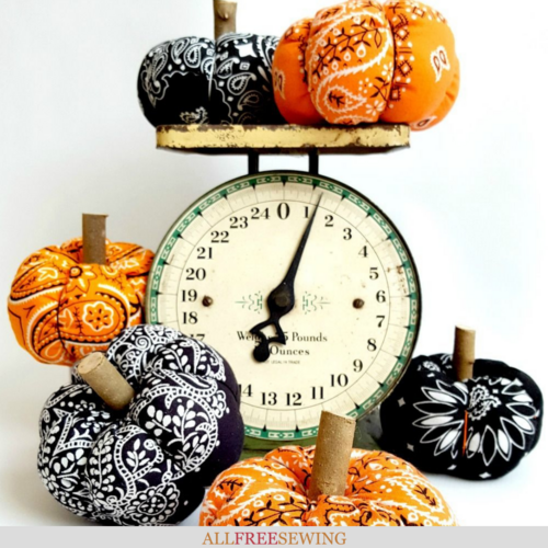 Halloween Bandana Pumpkins