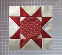 Easy Snowball Sawtooth Star Quilt Block | FaveCrafts.com