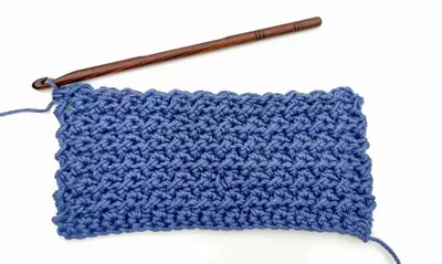 Crochet Crunch Stitch/ Even Moss Stitch 