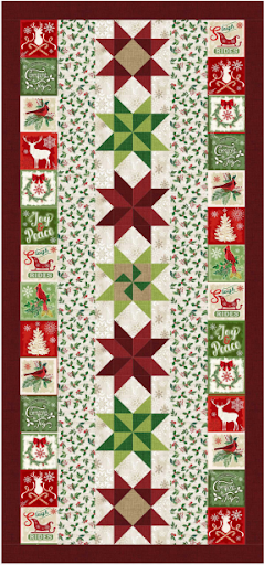 Timeless Treasures Holiday Stars Quilt
