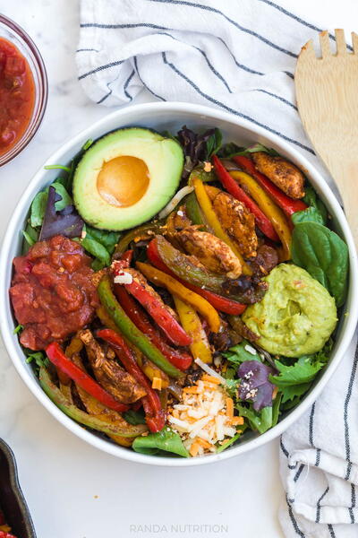 Chicken Fajita Salad