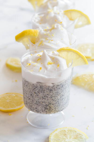 Lemon Poppyseed Chia Pudding