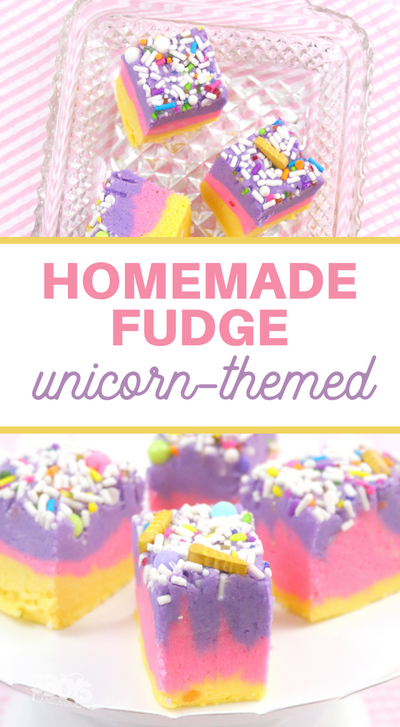 Colorful And Delicious Unicorn Fudge Recipe