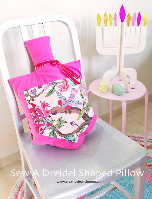 Darling DIY Dreidel Pillow